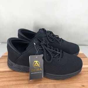 Zeba Mens Hands Free Shoes Onyx Black Mesh Slip On Sneakers Size 13 Comfort